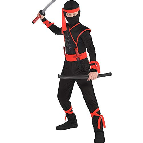 AMSCAN Shadow Ninja Halloween Costume for Boys, Small, with Included Accessories