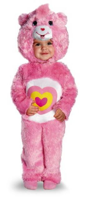 Disguise Baby Girl's Care Bears Wonderheart Bear Deluxe Costume, Pink, 2T