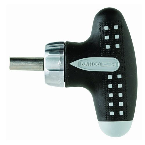Bahco 808050TS Ratchet Bit Screwdriver T-Handle Stubby