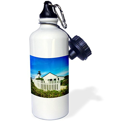 3dRose Point Loma Lighthouse, California-Sports Water Bottle, 21oz (wb_184030_1), 21 oz Multicolored