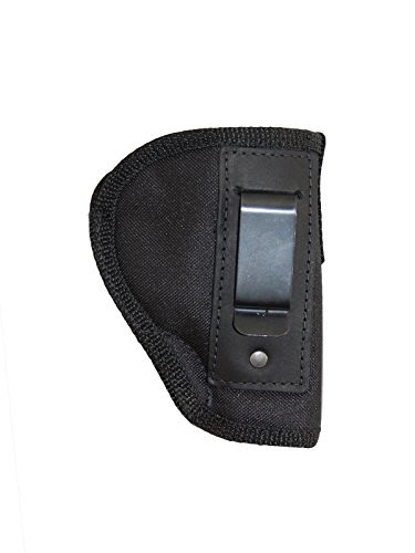 Barsony Holsters and Belts Charter Arms Rossi Ruger LCR S&W .22 .38 .357 Revolver Draw Inside The Waist Band, Black, Right Hand, Size 2