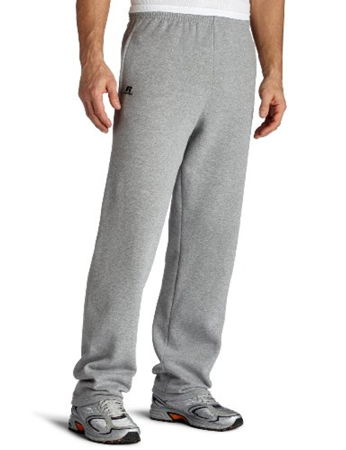 Russell Athletic Men's Dri-Power Open Bottom Sweatpants with Pockets, Oxford, X-Large