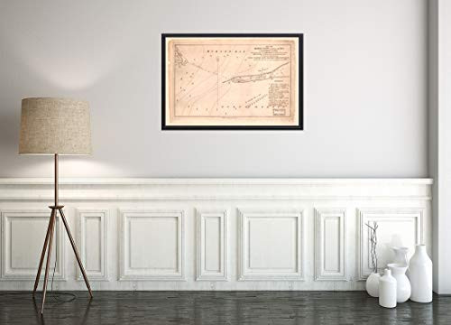 1815 Map|Title: Map of Mobile Point & Part of The Bay & of Dauphine Island shewing The Position of t