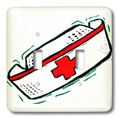 3dRose LLC lsp_11114_2 Nurses Cap Double Toggle Switch