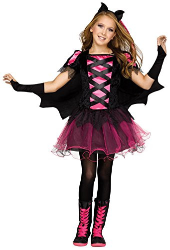 Fun World Bat Queen Costume, Small 4 - 6, Black
