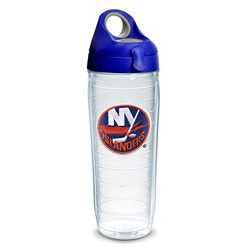 Tervis 1230940 NHL New York Islanders Primary Logo Tumbler with Emblem and Blue with Gray Lid 24oz Water Bottle, Clear Tervis 1230940 NHL New York Islanders Primary Logo Tumbler with Emblem and Blue with Gray Lid 24oz Water Bottle, Clear
