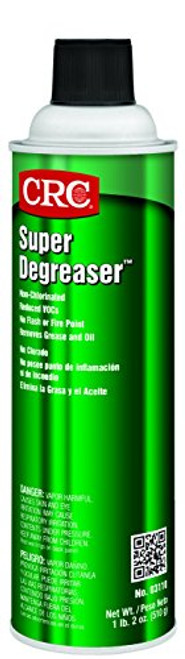 CRC Super Degreaser/Cleaner, 18 oz Aerosol Can, Clear CRC Super Degreaser/Cleaner, 18 oz Aerosol Can, Clear