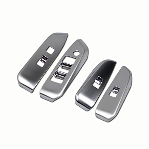 Beautost Fit for Toyota Highlander 2015 2016 2017 2018 2019 Interior Window Switch Console Panel Trim Matte