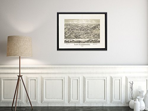 1884 Map|Title: East Stroudsburg : Pennsylvania|Notes: Bird's-Eye View. Includes Index to Points of Interest and Ill.