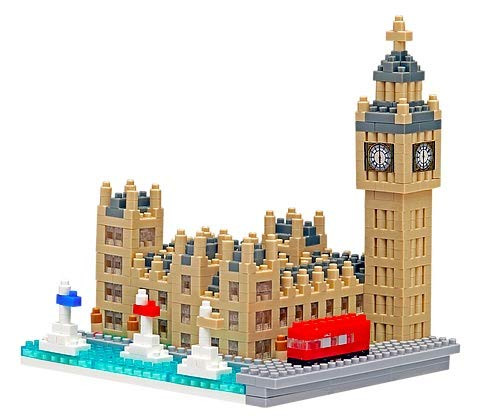 TICO Mini Bricks Landmark Series, Big Ben - T1510 - Building Block Set