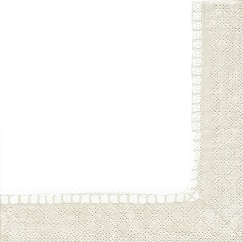 Entertaining with Caspari Linen Natural, Cocktail Napkin, Box of 40