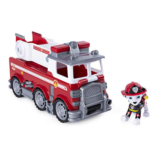 Paw Patrol Ultimate Rescue - Marshalls Ultimate Rescue Fire Truck with Moving Ladder & Flip-Open Front Cab, for Ages 3 & Up