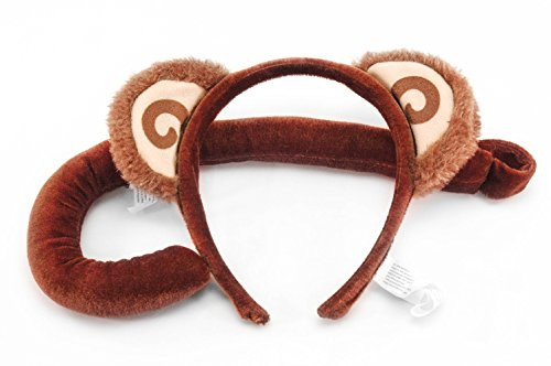 Monkey Ears Headband and Tail Kit by elope