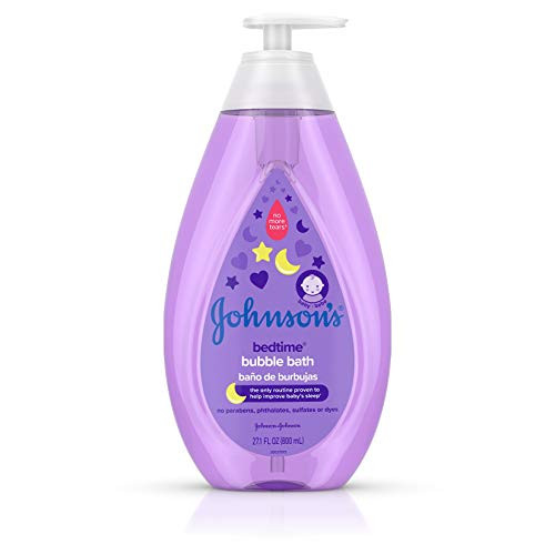 Johnsons Hypoallergenic Bedtime Baby Bubble Bath with NaturalCalm Aromas, 27.1 fl. oz