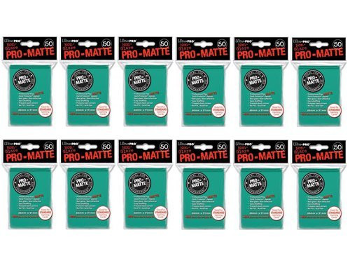 Ultra Pro 600 Aqua PRO-Matte Deck Protectors Sleeves Standard MTG Colors