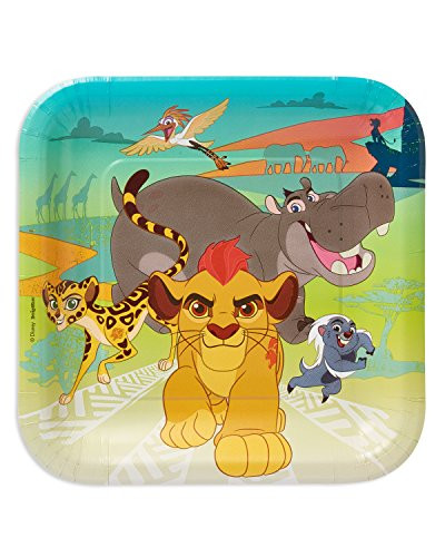 American Greetings Lion Guard Paper Dinner Plates, 8-Count