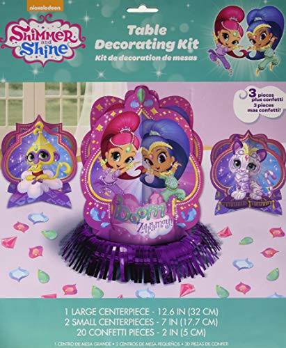 Amscan, Shimmer and Shine Table Decorating Kit, purple