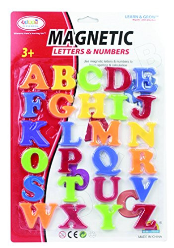 First Classroom Magnetic Capital Fancy Letters in a Blister Card, 1.5"