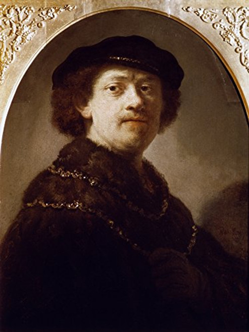 Rembrandt Van Rijn N(1606-1669) Dutch Painter And Etcher Self-Portrait In A Cap Oil C1634 Poster Print by (18 x 24)