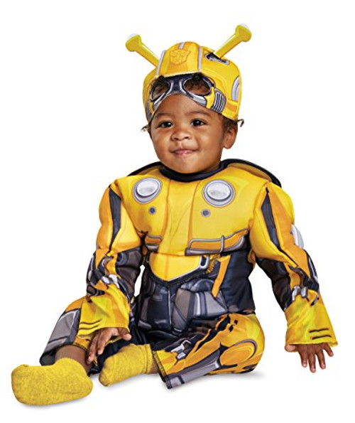 Disguise Bumblebee Toddler Muscle Child Costume, Yellow, Size/(2T) Disguise Bumblebee Toddler Muscle Child Costume, Yellow, Size/(2T)