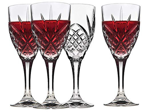 Acrylic Wine Glasses, Set of 4-9 Ounce Wine Goblets  Cordial Glasses Perfect for Any Occasion, Great Gift, Premium Quality Red Wine Glass Set