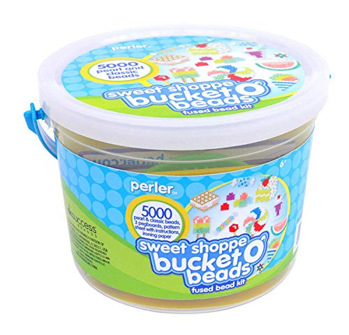 Perler Beads Sweet Shoppe Fuse Bead Bucket Craft Activity Kit, 5005 pcs