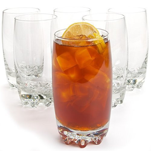 Bormioli Rocco Galassia Beverage Glass, Clear, 14 oz (Set of 6)