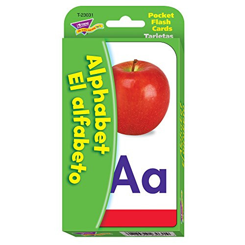 TREND enterprises, Inc. Alphabet/El Alfabeto (EN/SP) Pocket Flash Cards