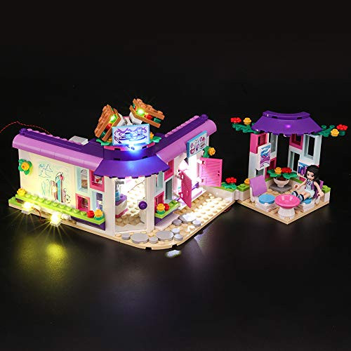 Briksmax Led Lighting Kit for Friends Emmas Art Café - Compatible with Lego 41336 Building Blocks Model- Not Include The Lego Set