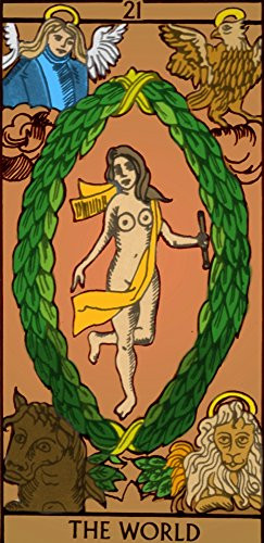The World Tarot Card Poster Print by Science Source (18 x 24)