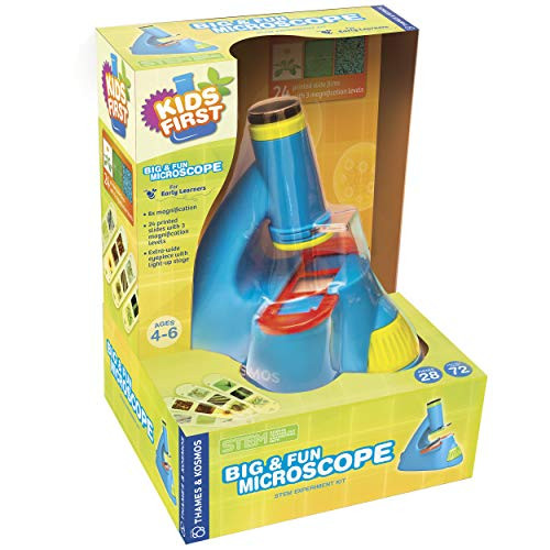 Thames & Kosmos 634032 Kids First Big & Fun Microscope Science Experiment Kit Thames & Kosmos 634032 Kids First Big & Fun Microscope Science Experiment Kit