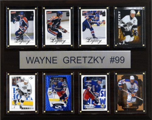 NHL Wayne Gretzky Edmonton Oilers 8 Card Plaque