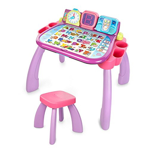 VTech Touch and Learn Activity Desk, Purple