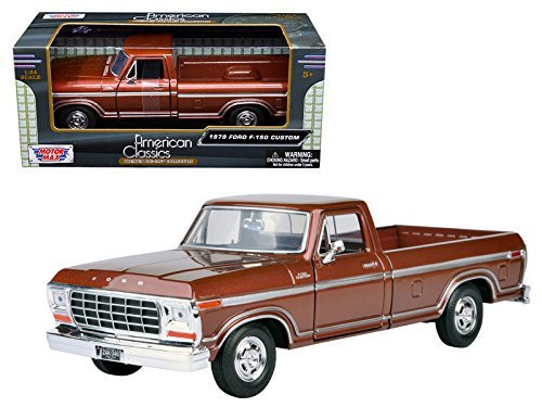 1979 Ford F-150 Pickup Brown 1:24 Scale Diecast Truck