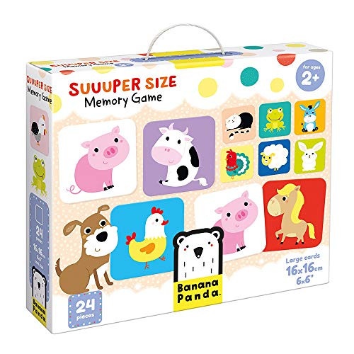 Banana Panda - Suuuper Size Memory Game - Educational Game for Kids Ages 2 Years and Up