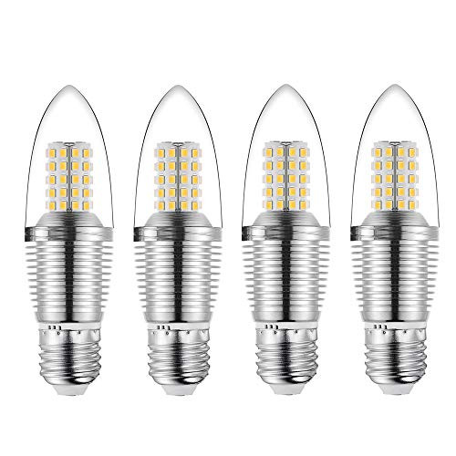 E26 LED Bulb, Bogao 12W Warm White 3000K Torpedo Shape LED Bulbs, 80-100 Watt Light Bulbs Equivalent, E26 Screw Base,1200 Lumens LED Lights ?4 Pack Warm White