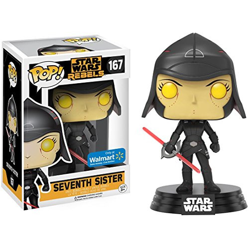 Funko Seventh Sister (Walmart Exclusive) POP! x Star Wars Rebel Vinyl Figure + 1 Free Official Star Wars Trading Card Bundle (13050)