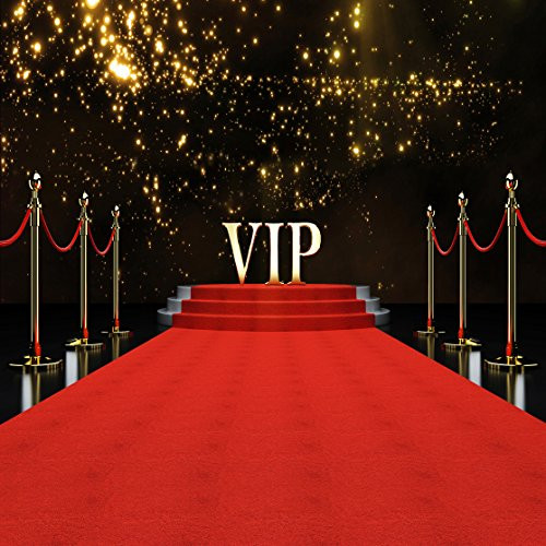 LYWYGG VIP Red Carpet Background 8x8ft Vinyl Photography Backdrop Customized Photo Background Studio Prop CP-45-0808 LYWYGG VIP Red Carpet Background 8x8ft Vinyl Photography Backdrop Customized Photo Background Studio Prop CP-45-0808