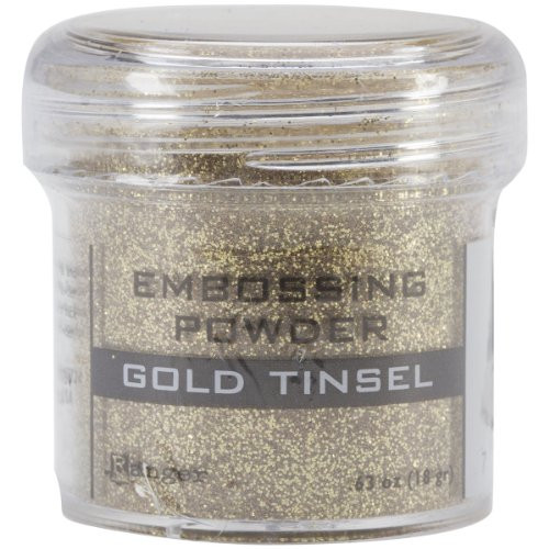 Ranger Embossing Powder, 1-Ounce Jar, Gold Tinsel