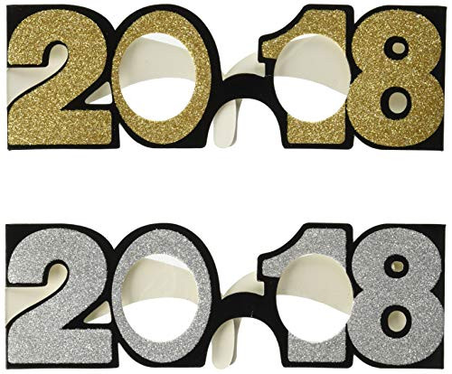 Creative Converting Favor Glasses Party Supplies, Multicolor