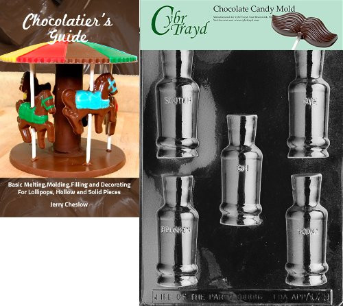 Cybrtrayd Bk-AO029 Bottle All Occasions Chocolate Candy Mold, Large