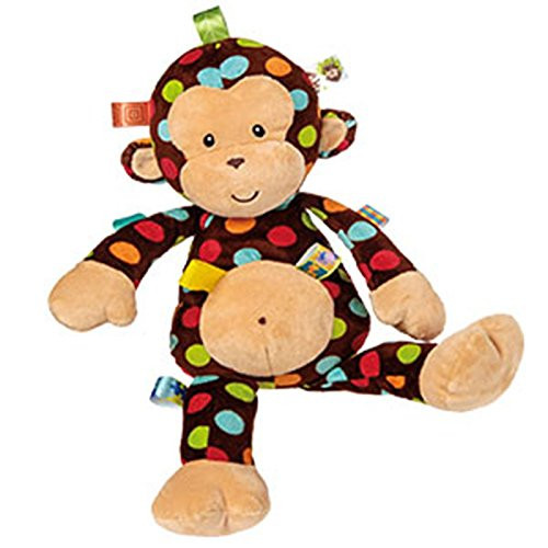 Taggies Big Dazzle Dots Soft Toy, Monkey