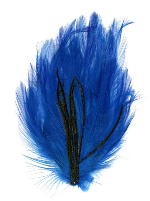 Zucker Feather (TM) - Peacock Flue Small Feather Pad - Dk Turquoise/Natural Zucker Feather (TM) - Peacock Flue Small Feather Pad - Dk Turquoise/Natural