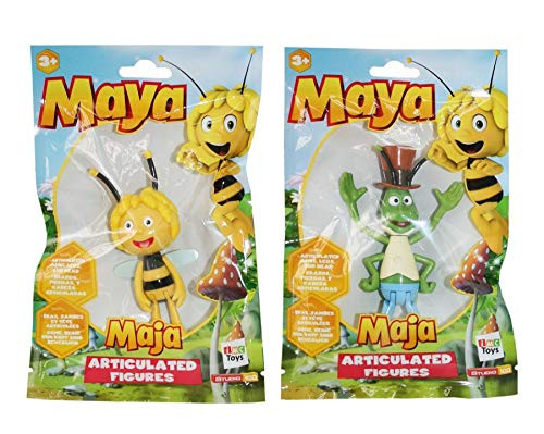Maya The Bee - Articulated Character Figures Set of 2 - Maya & Flip