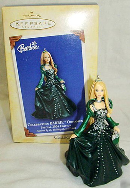 Hallmark Keepsake Ornament - Celebration Barbie 2004 (QX8604) Hallmark Keepsake Ornament - Celebration Barbie 2004 (QX8604)