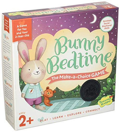 Peaceable Kingdom Bunny Bedtime The Make a Choice Game for You and Your 2 Year Old