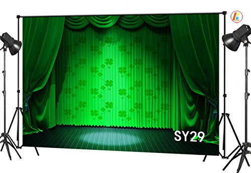 LB St.Patricks Day Backdrops for Photography 7x5ft Vinyl Green Shamrocks Backdrop Customized Party Decorations Photo Studio Background Props LB St.Patricks Day Backdrops for Photography 7x5ft Vinyl Green Shamrocks Backdrop Customized Party Decorations Photo Studio Background Props
