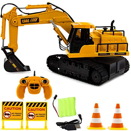 Toysery Radio Control Engineering Truck Toy for Kids | Full Functional Remote Control Construction Tractor Bulldozer Toy | Excavator Toy for Boys, Girls.