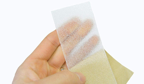 60 Foot, Non-Slip Clear, Translucent Adhesive Grit Tape and Roller, PVC-Free, 2 Inch Wide Steady Treads Installation Kit