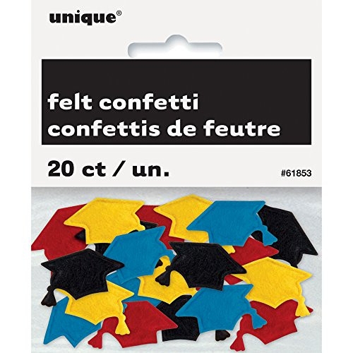 Graduation Felt Confetti, 20ct